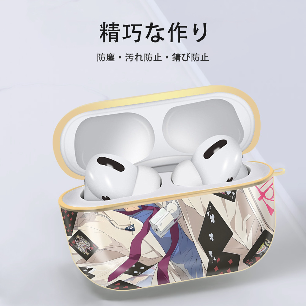 名探偵コナン Detective Conan 【AirPods Pro用】ハードシェル保護ケース｜耐衝撃・防指紋・カラビナ付き商品仕様