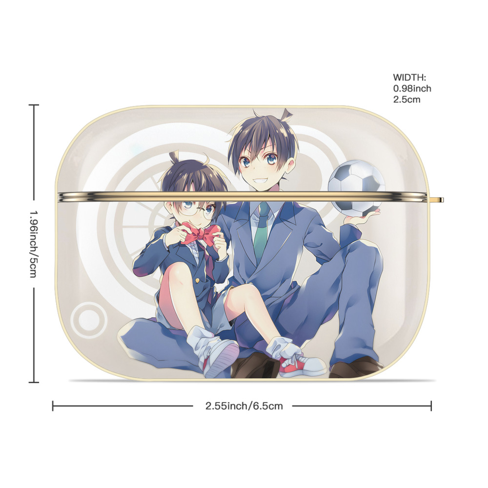 名探偵コナン Detective Conan 【AirPods Pro用】ハードシェル保護ケース｜耐衝撃・防指紋・カラビナ付き商品仕様