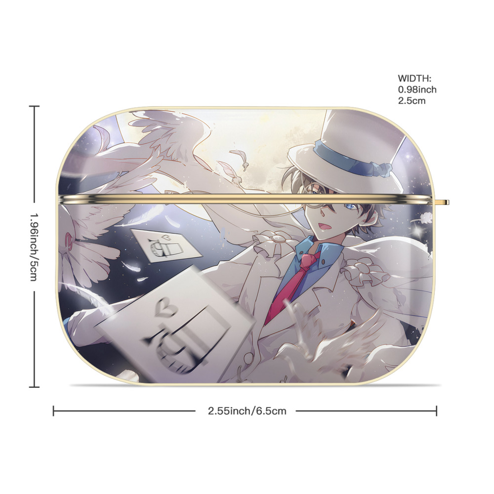 名探偵コナン Detective Conan 【AirPods Pro用】ハードシェル保護ケース｜耐衝撃・防指紋・カラビナ付き商品仕様