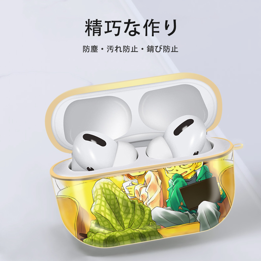 名探偵コナン Detective Conan 【AirPods Pro用】ハードシェル保護ケース｜耐衝撃・防指紋・カラビナ付き商品仕様