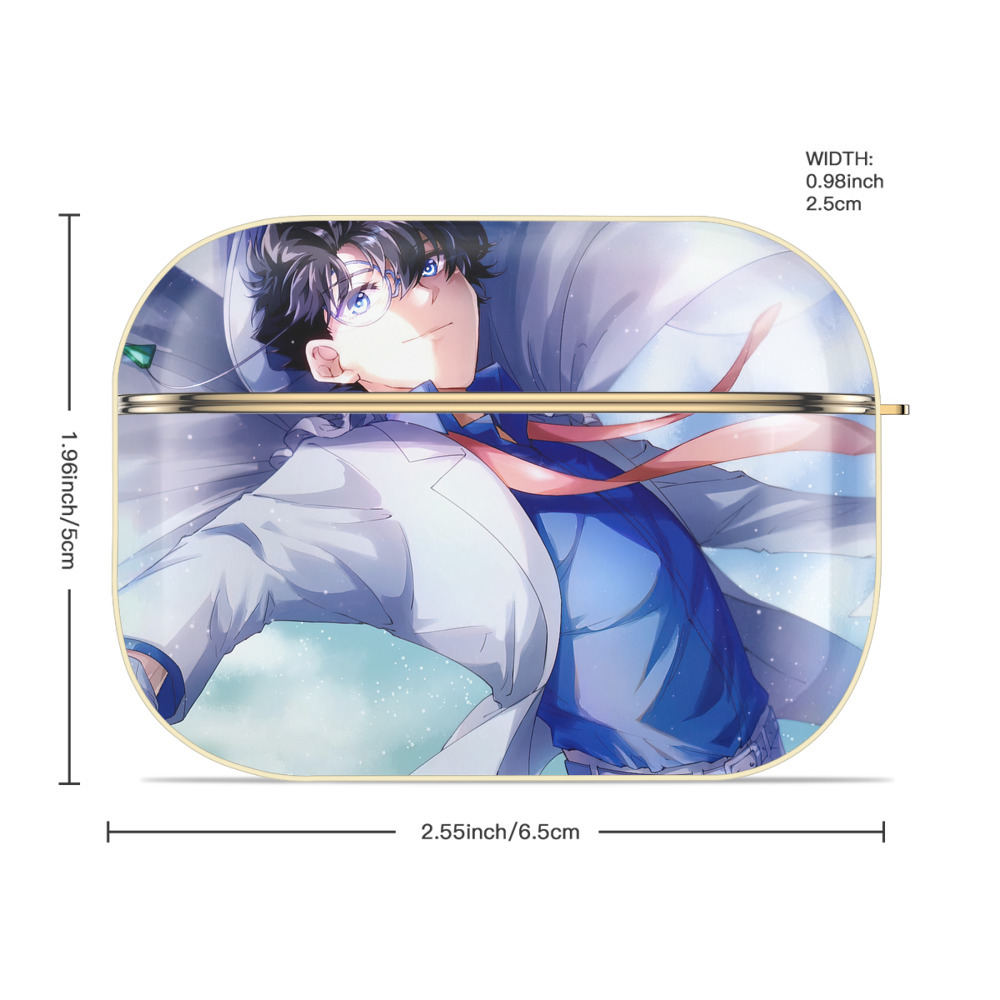 名探偵コナン Detective Conan 【AirPods Pro用】ハードシェル保護ケース｜耐衝撃・防指紋・カラビナ付き商品仕様