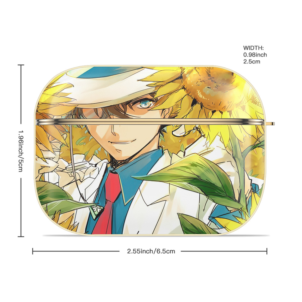 名探偵コナン Detective Conan 【AirPods Pro用】ハードシェル保護ケース｜耐衝撃・防指紋・カラビナ付き商品仕様