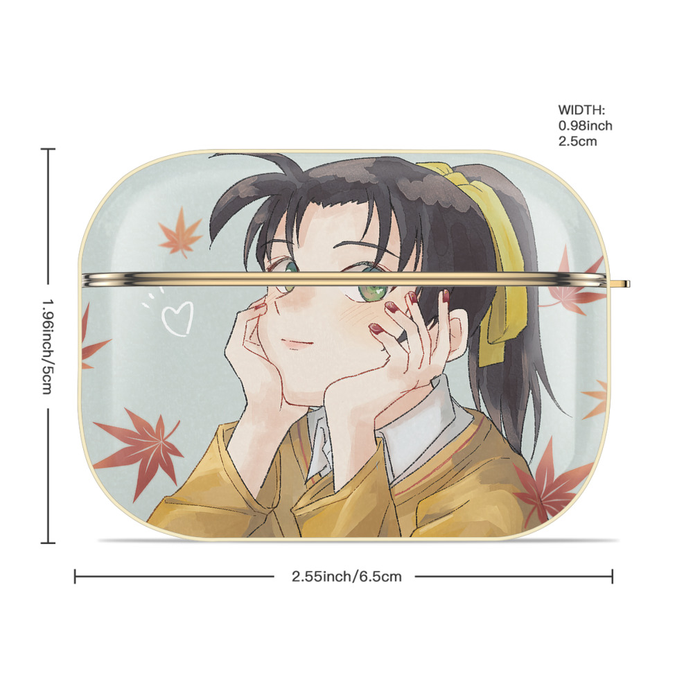 名探偵コナン Detective Conan 【AirPods Pro用】ハードシェル保護ケース｜耐衝撃・防指紋・カラビナ付き商品仕様