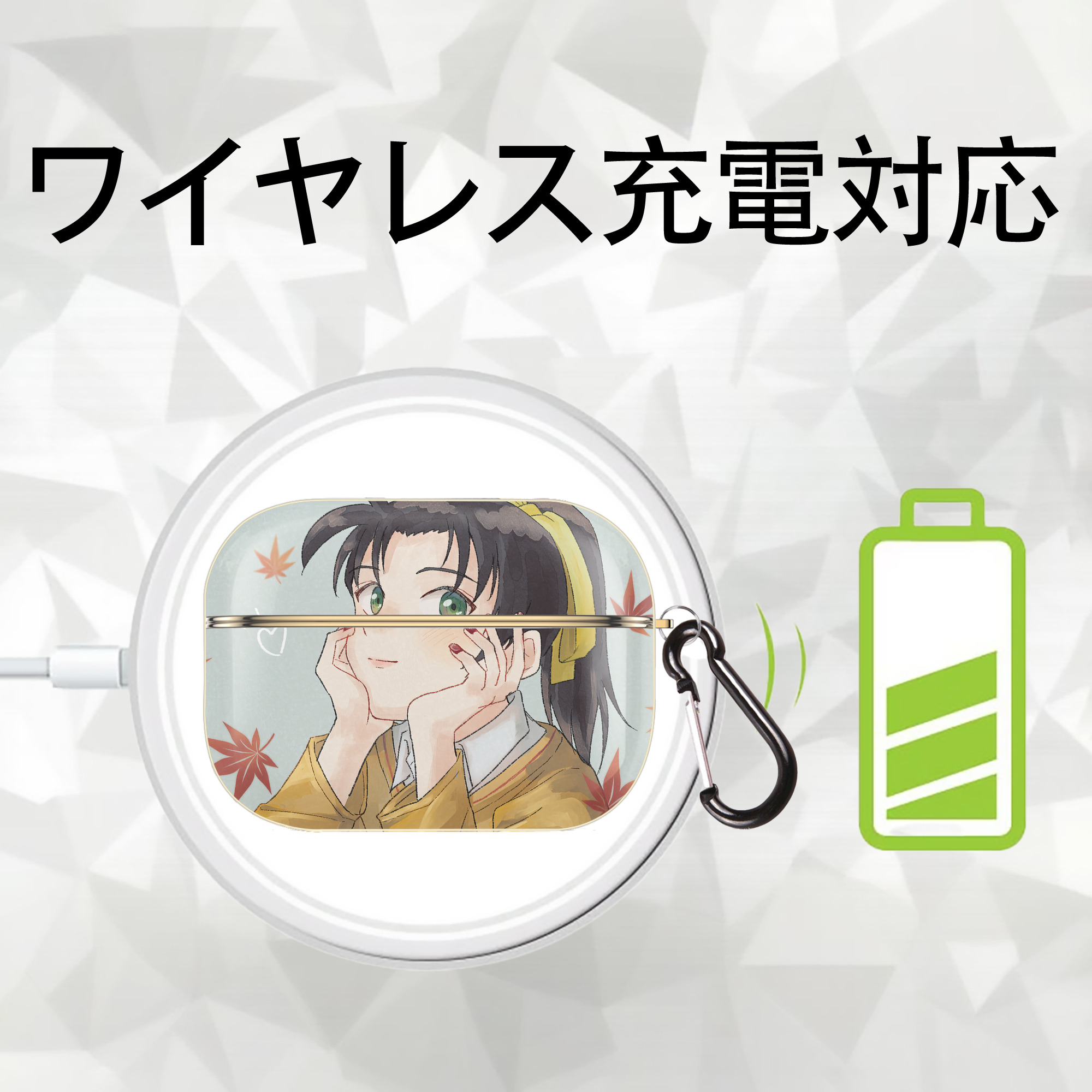 名探偵コナン Detective Conan 【AirPods Pro用】ハードシェル保護ケース｜耐衝撃・防指紋・カラビナ付き商品仕様