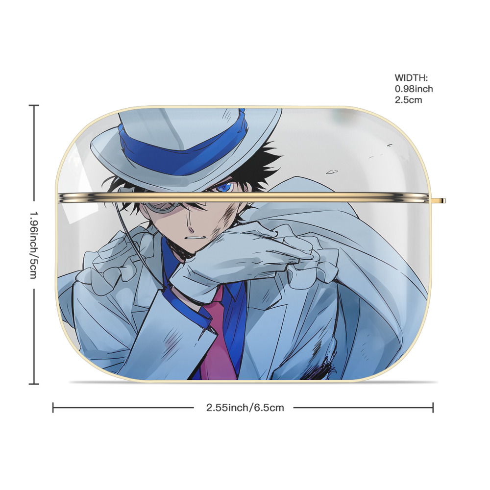 名探偵コナン Detective Conan 【AirPods Pro用】ハードシェル保護ケース｜耐衝撃・防指紋・カラビナ付き商品仕様