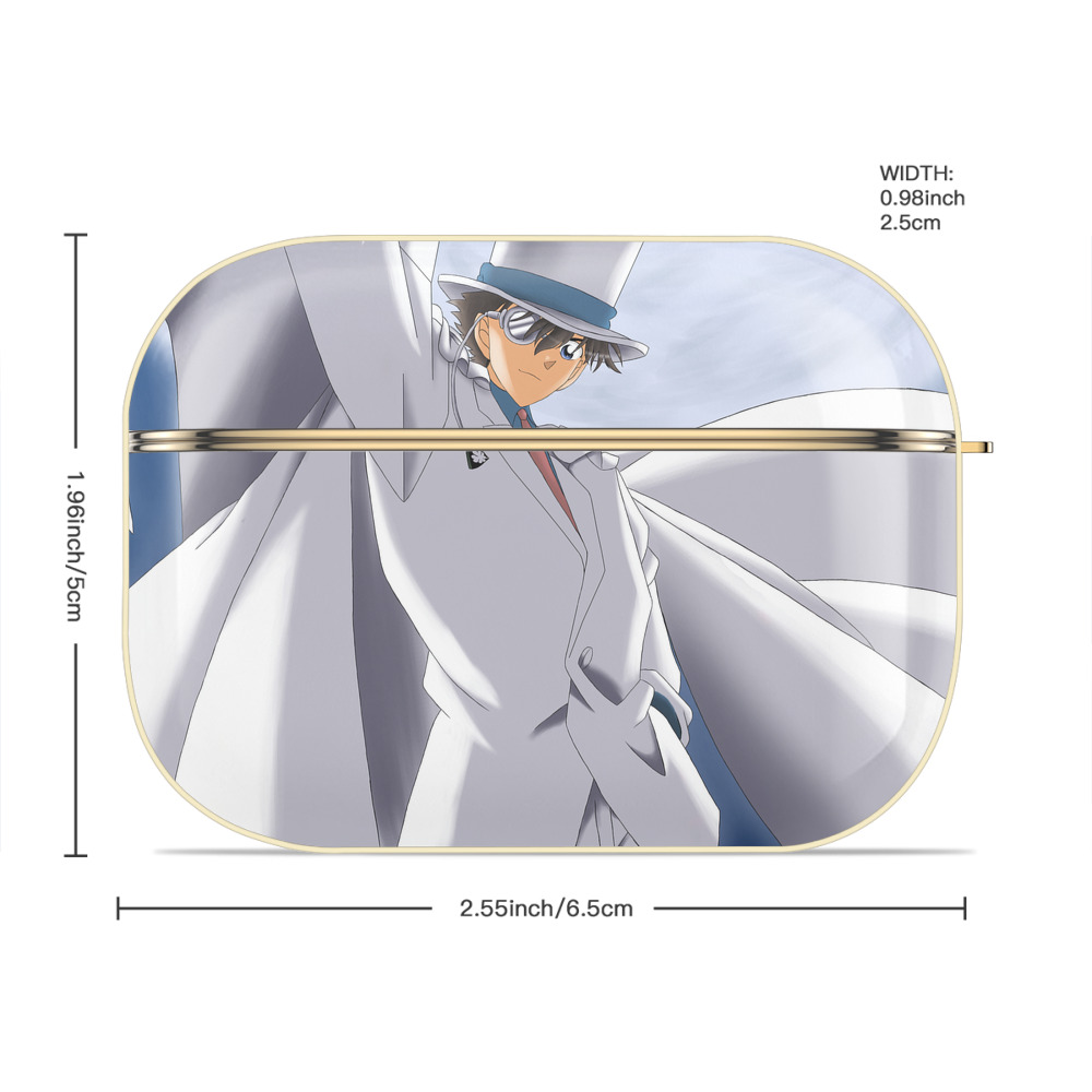 名探偵コナン Detective Conan 【AirPods Pro用】ハードシェル保護ケース｜耐衝撃・防指紋・カラビナ付き商品仕様