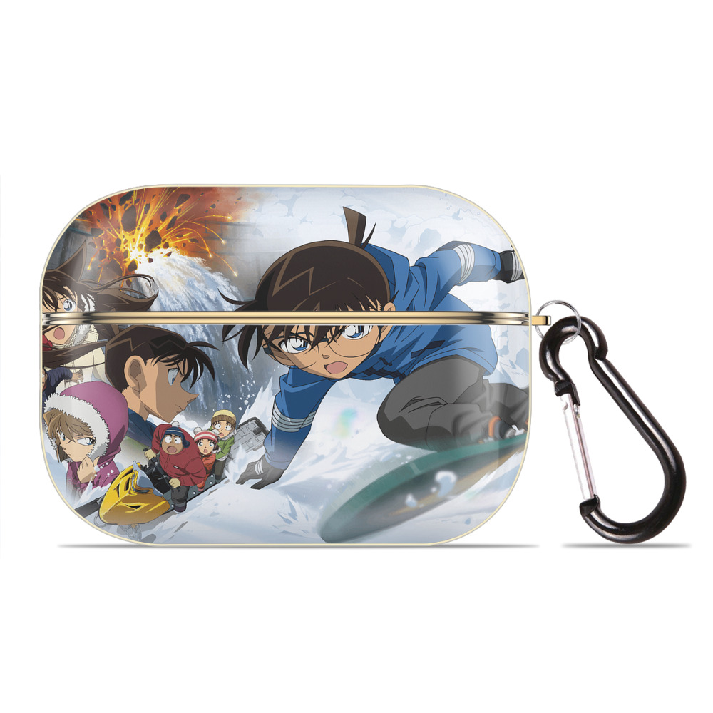 （画像用） 名探偵コナン Detective Conan 【AirPods Pro用】ハードシェル保護ケース｜耐衝撃・防指紋・カラビナ付き商品仕様