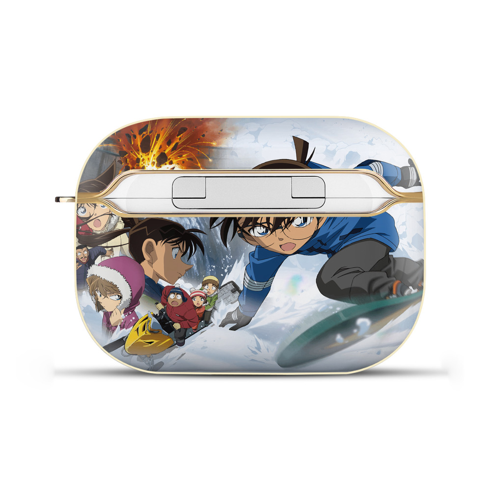 （画像用） 名探偵コナン Detective Conan 【AirPods Pro用】ハードシェル保護ケース｜耐衝撃・防指紋・カラビナ付き商品仕様