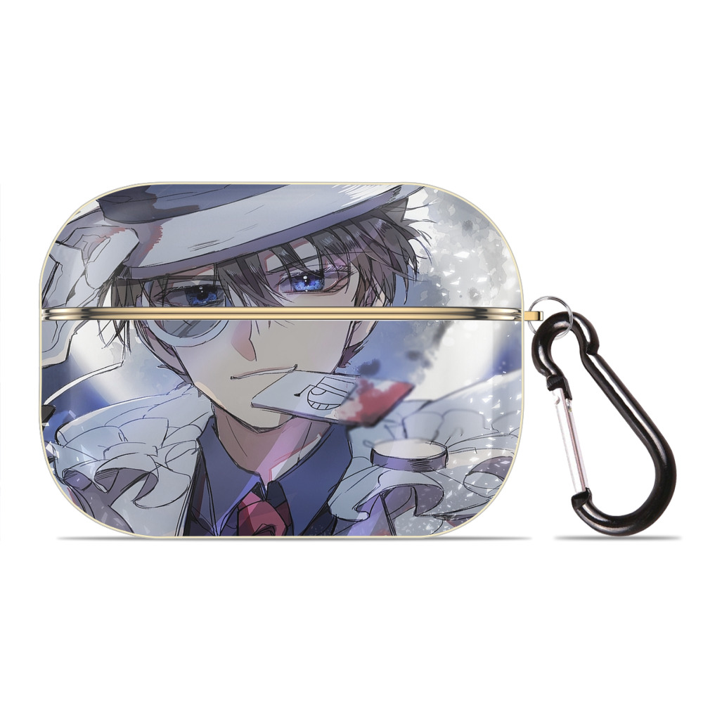 （画像用） 名探偵コナン Detective Conan 【AirPods Pro用】ハードシェル保護ケース｜耐衝撃・防指紋・カラビナ付き商品仕様