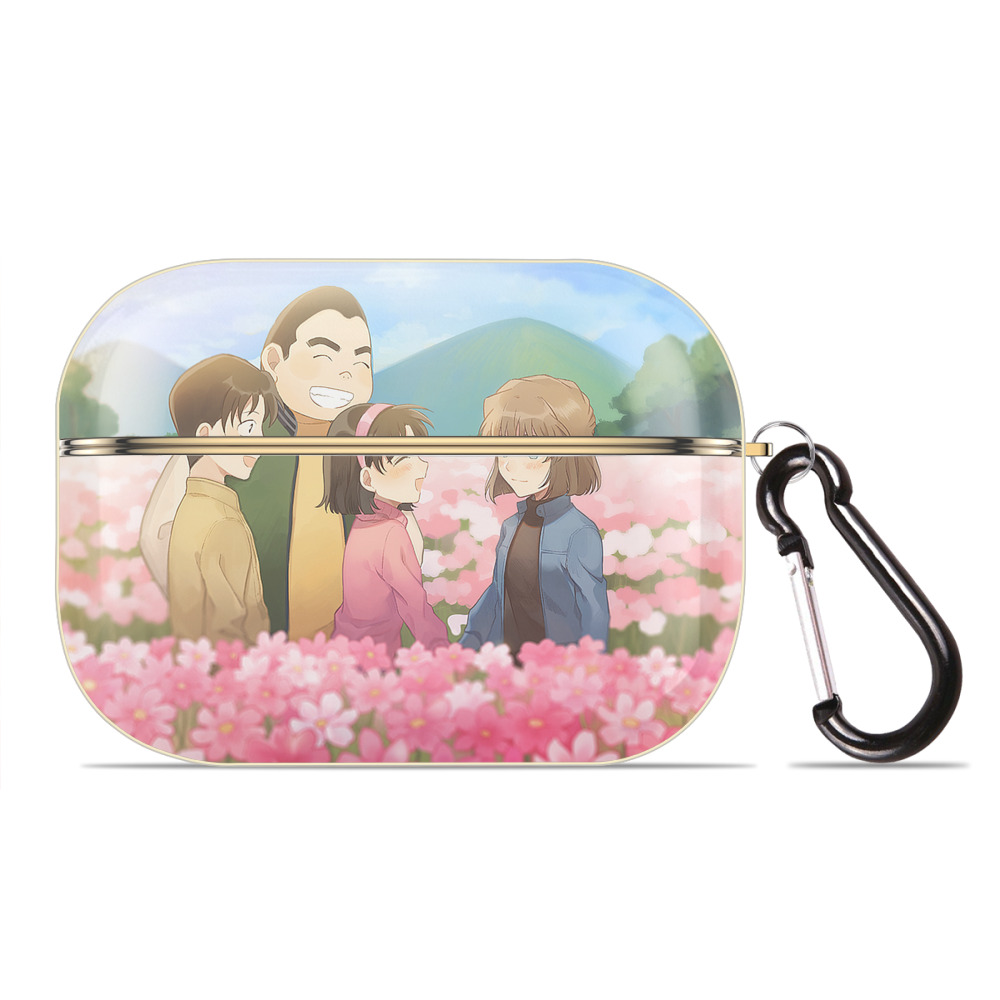 （画像用） 名探偵コナン Detective Conan 【AirPods Pro用】ハードシェル保護ケース｜耐衝撃・防指紋・カラビナ付き商品仕様