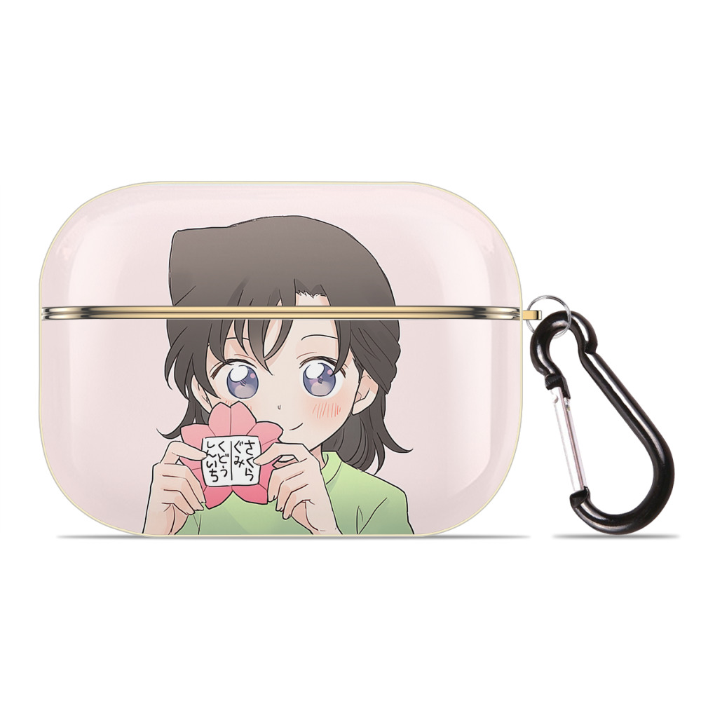 （画像用） 名探偵コナン Detective Conan 【AirPods Pro用】ハードシェル保護ケース｜耐衝撃・防指紋・カラビナ付き商品仕様