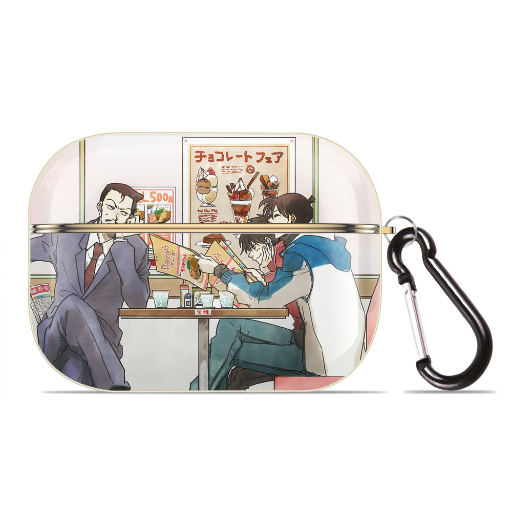 （画像用） 名探偵コナン Detective Conan 【AirPods Pro用】ハードシェル保護ケース｜耐衝撃・防指紋・カラビナ付き商品仕様