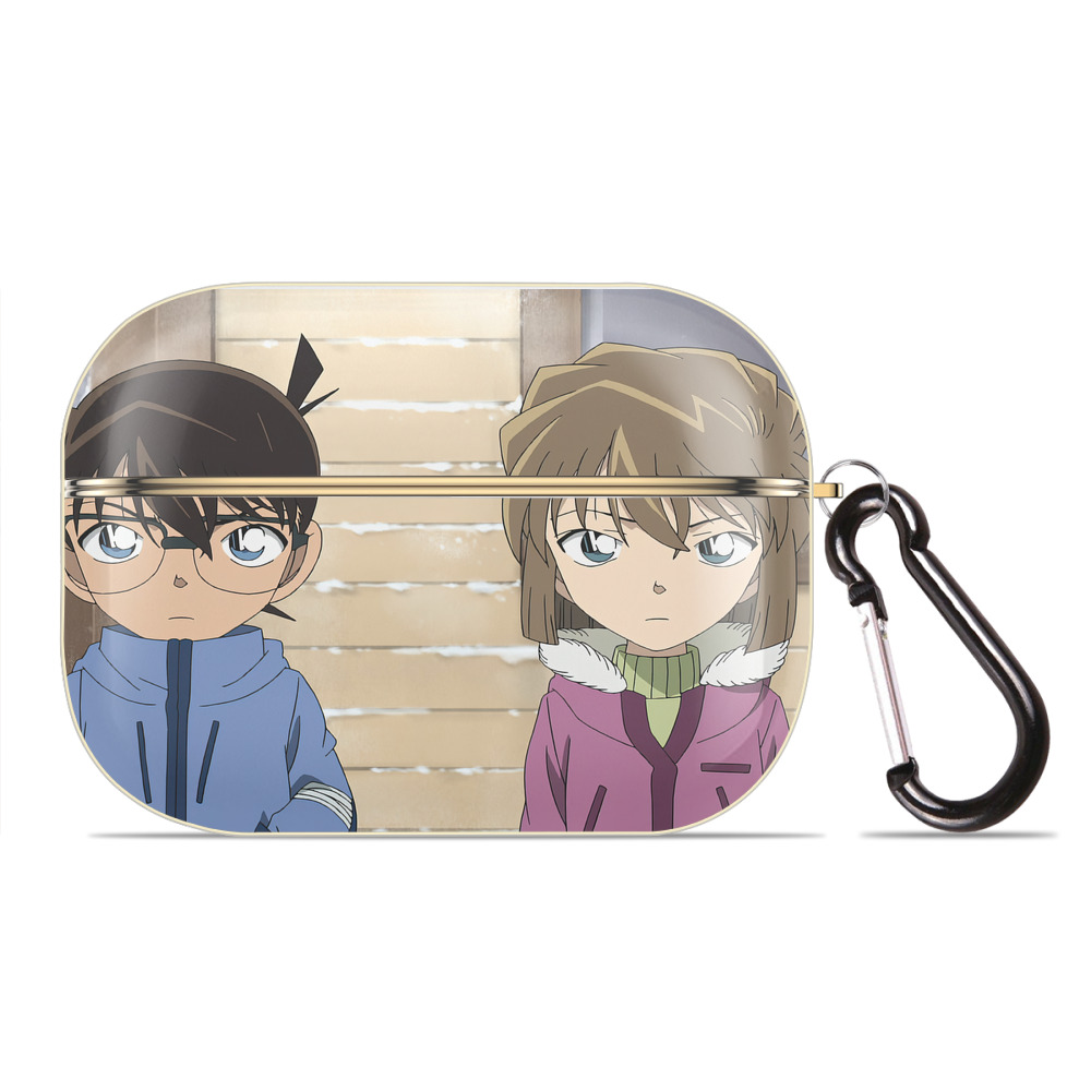 （画像用） 名探偵コナン Detective Conan 【AirPods Pro用】ハードシェル保護ケース｜耐衝撃・防指紋・カラビナ付き商品仕様