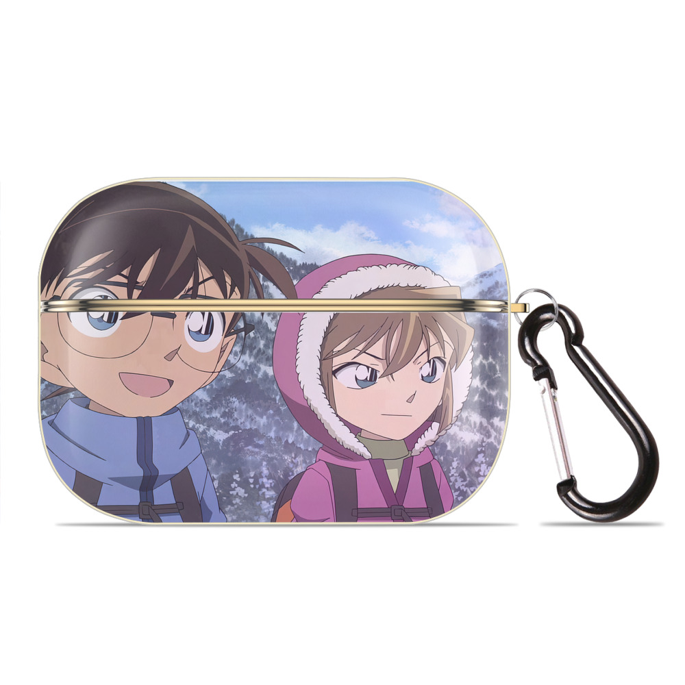 （画像用） 名探偵コナン Detective Conan 【AirPods Pro用】ハードシェル保護ケース｜耐衝撃・防指紋・カラビナ付き商品仕様