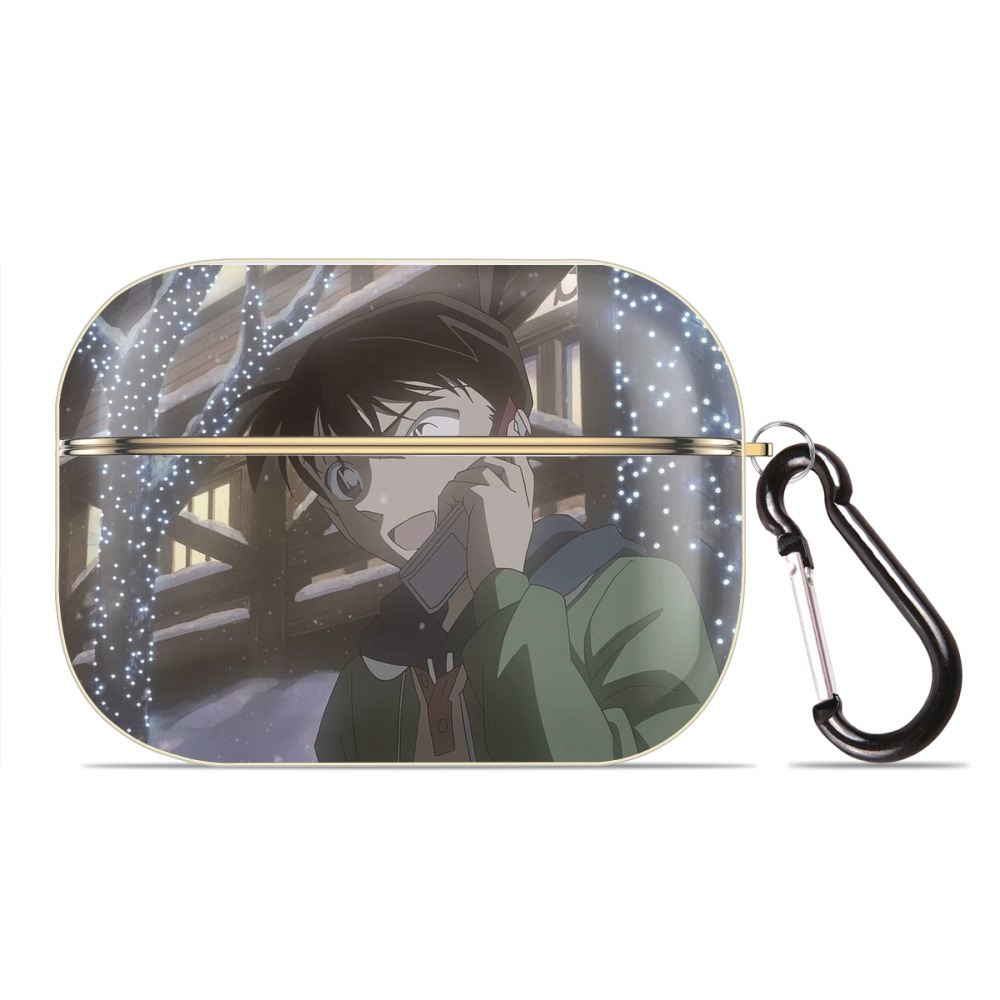 （画像用） 名探偵コナン Detective Conan 【AirPods Pro用】ハードシェル保護ケース｜耐衝撃・防指紋・カラビナ付き商品仕様