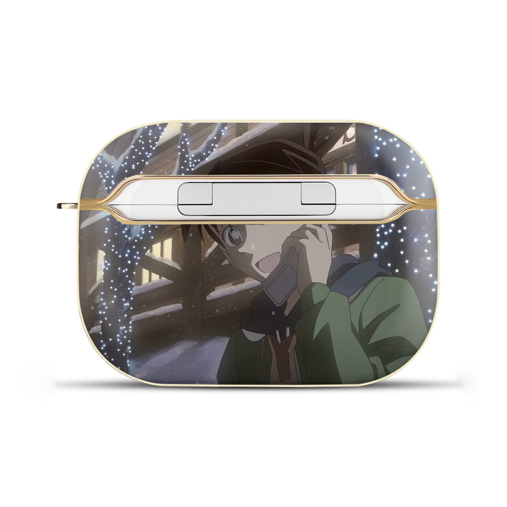 （画像用） 名探偵コナン Detective Conan 【AirPods Pro用】ハードシェル保護ケース｜耐衝撃・防指紋・カラビナ付き商品仕様