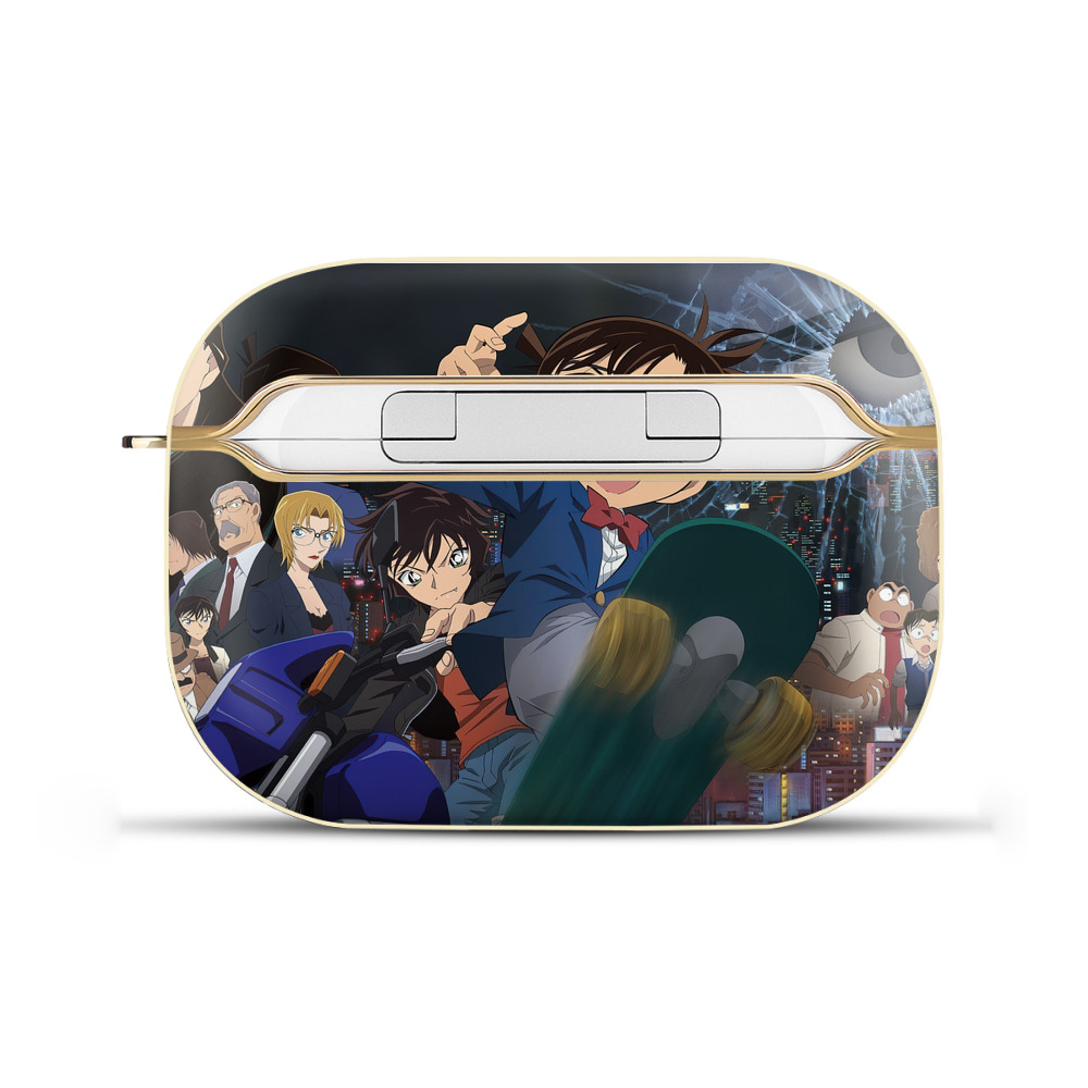 （画像用） 名探偵コナン Detective Conan 【AirPods Pro用】ハードシェル保護ケース｜耐衝撃・防指紋・カラビナ付き商品仕様