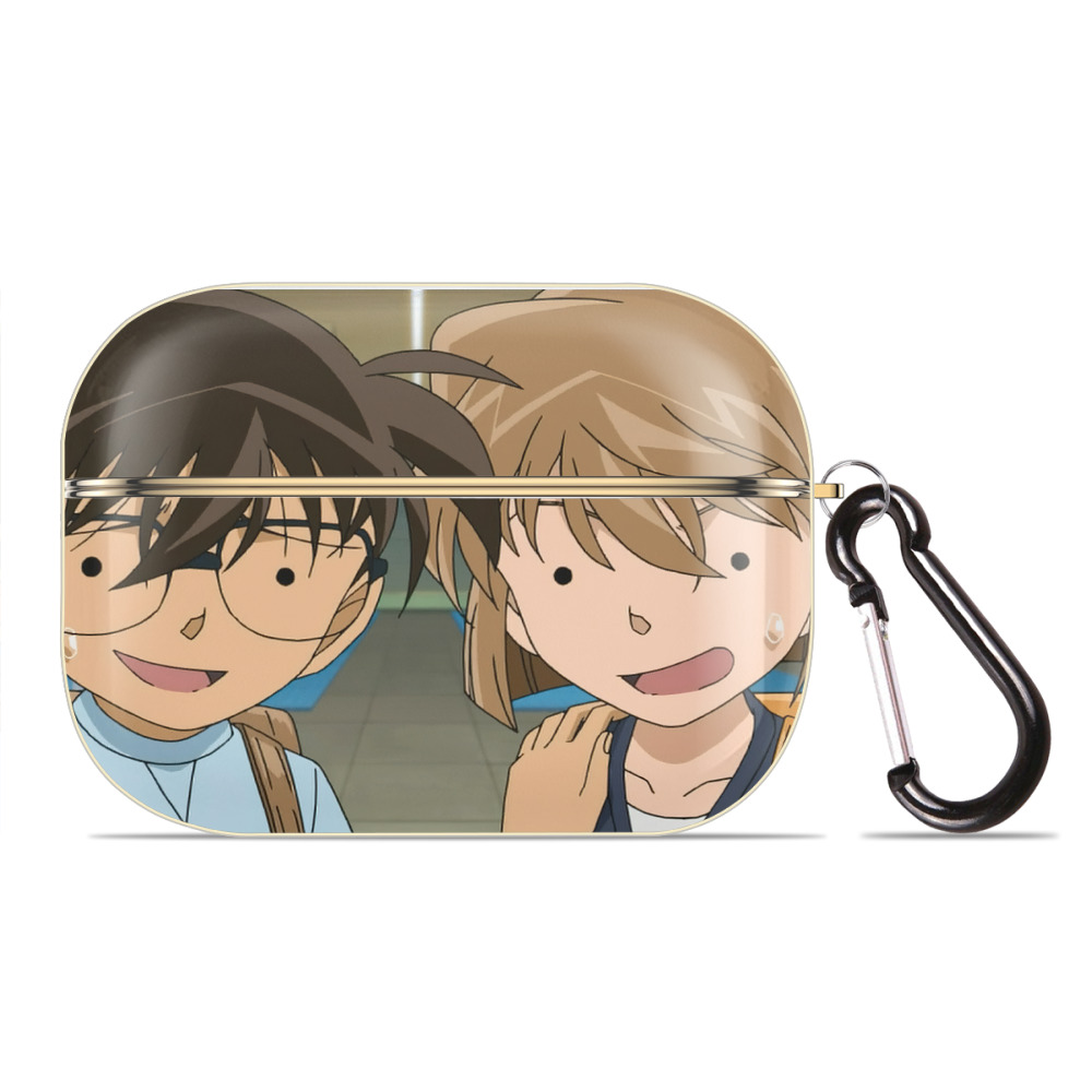 （画像用） 名探偵コナン Detective Conan 【AirPods Pro用】ハードシェル保護ケース｜耐衝撃・防指紋・カラビナ付き商品仕様