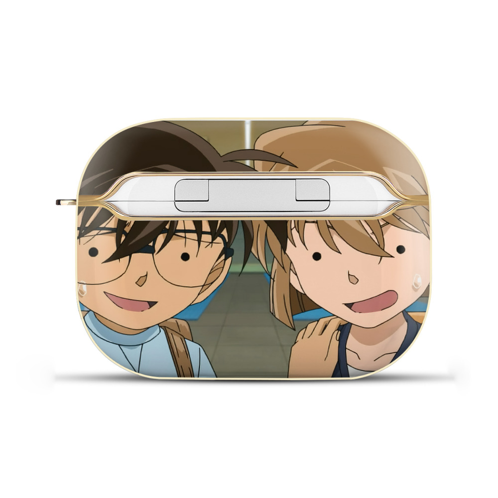 （画像用） 名探偵コナン Detective Conan 【AirPods Pro用】ハードシェル保護ケース｜耐衝撃・防指紋・カラビナ付き商品仕様