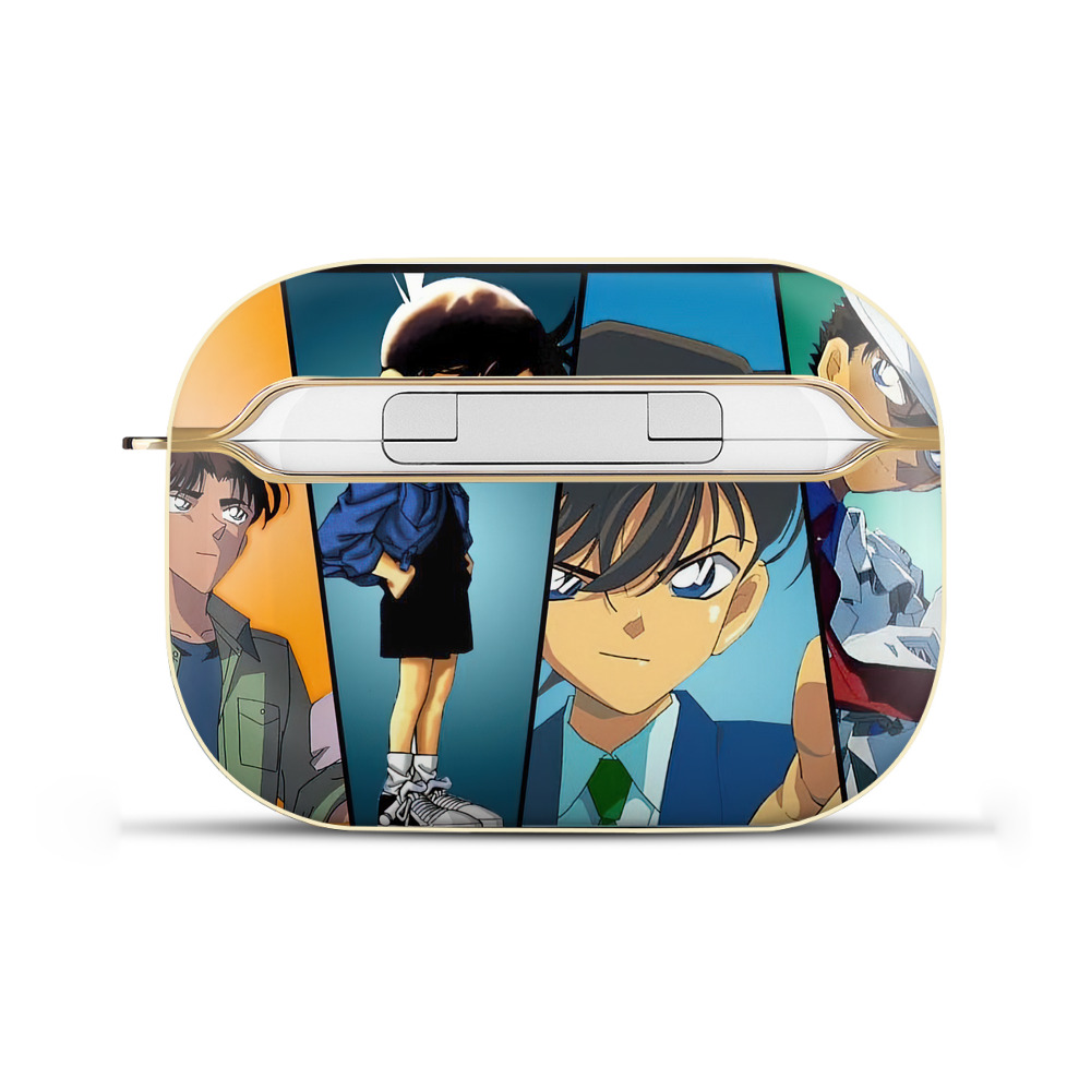 （画像用） 名探偵コナン Detective Conan 【AirPods Pro用】ハードシェル保護ケース｜耐衝撃・防指紋・カラビナ付き商品仕様