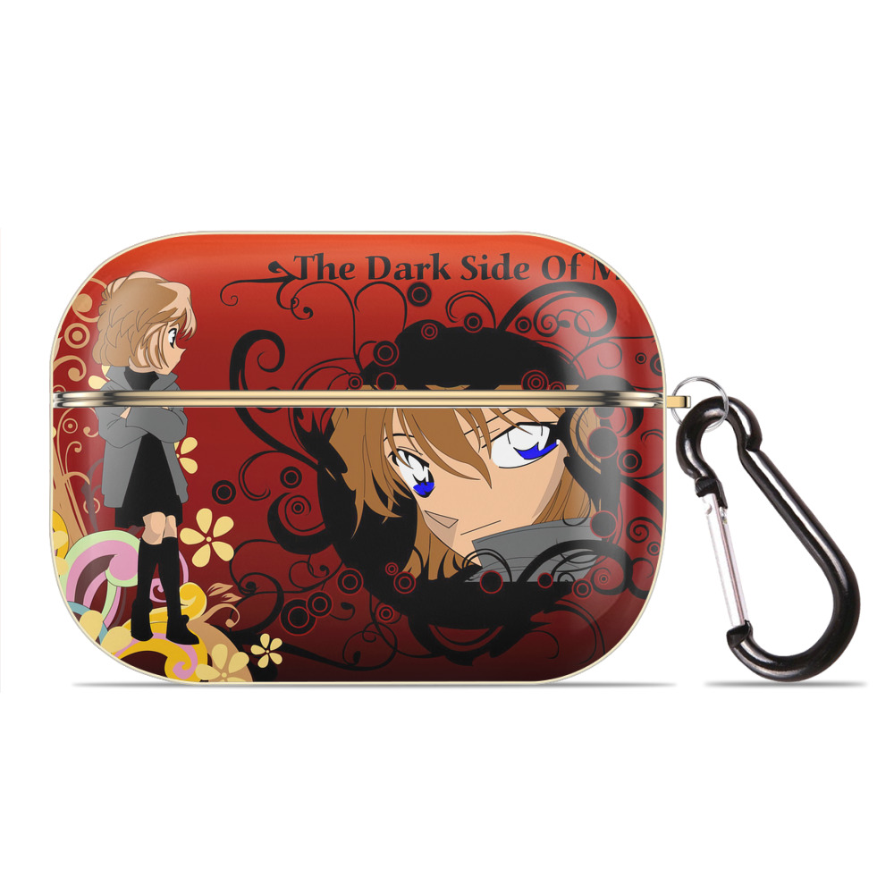 （画像用） 名探偵コナン Detective Conan 【AirPods Pro用】ハードシェル保護ケース｜耐衝撃・防指紋・カラビナ付き商品仕様