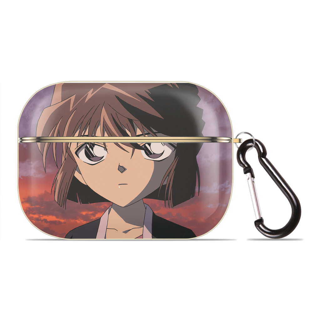 （画像用） 名探偵コナン Detective Conan 【AirPods Pro用】ハードシェル保護ケース｜耐衝撃・防指紋・カラビナ付き商品仕様