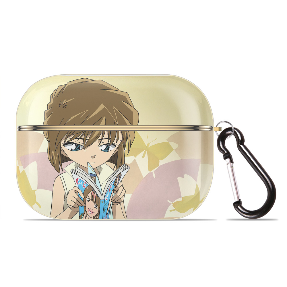 （画像用） 名探偵コナン Detective Conan 【AirPods Pro用】ハードシェル保護ケース｜耐衝撃・防指紋・カラビナ付き商品仕様