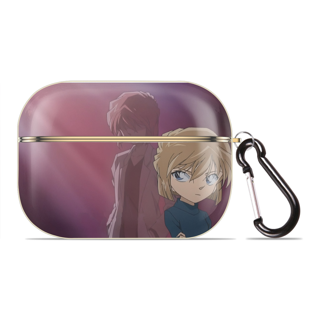 （画像用） 名探偵コナン Detective Conan 【AirPods Pro用】ハードシェル保護ケース｜耐衝撃・防指紋・カラビナ付き商品仕様