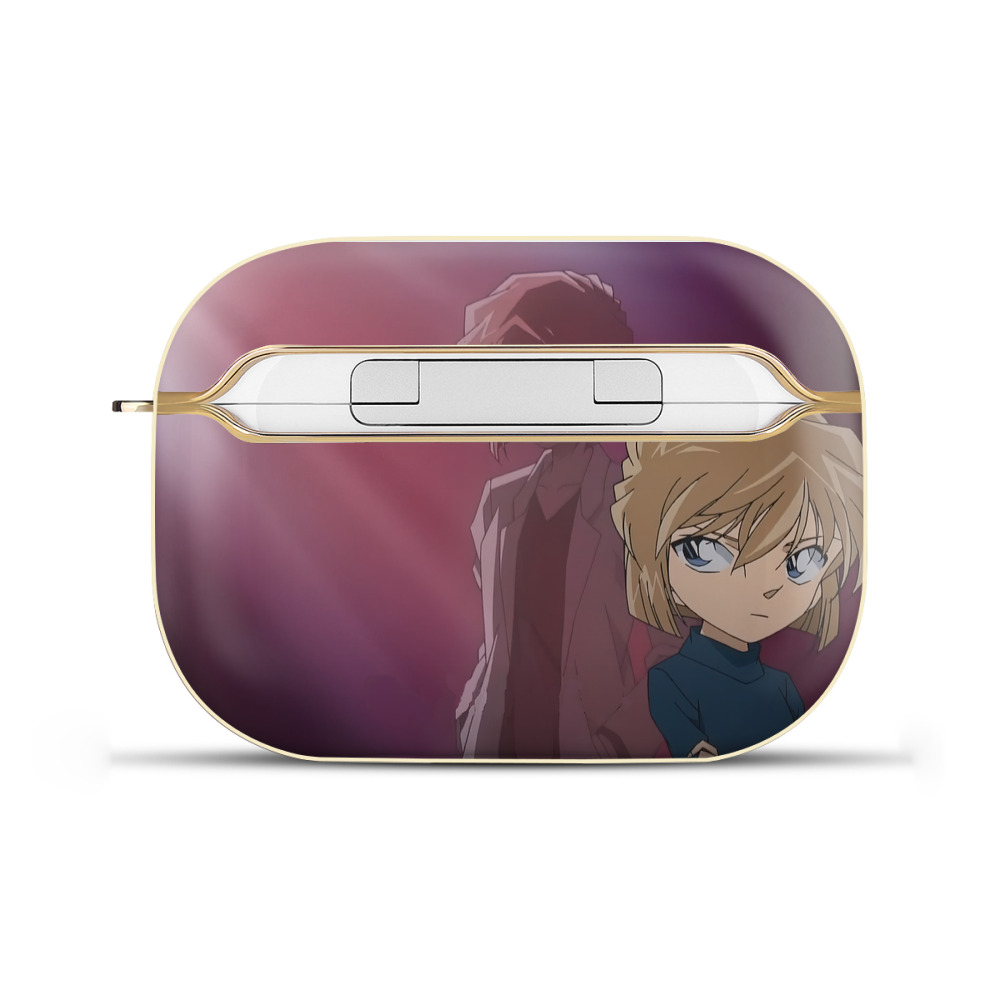 （画像用） 名探偵コナン Detective Conan 【AirPods Pro用】ハードシェル保護ケース｜耐衝撃・防指紋・カラビナ付き商品仕様