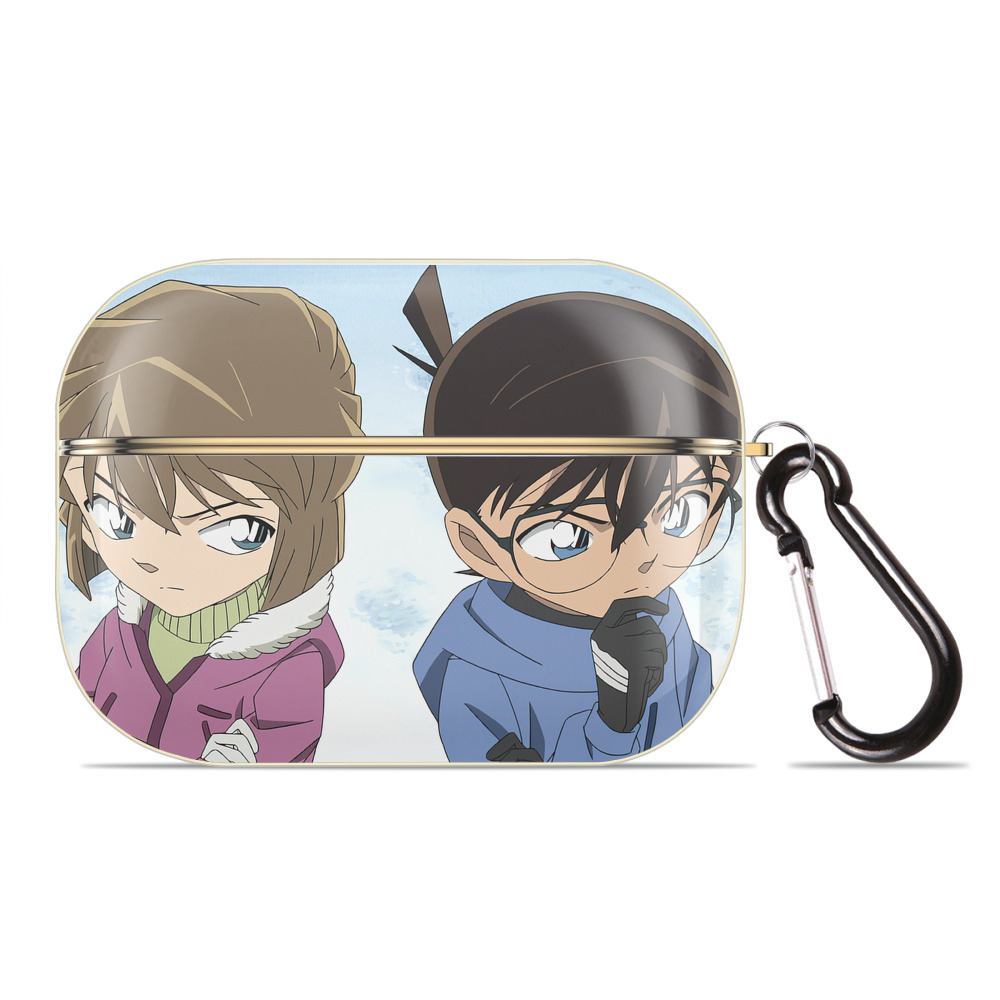 （画像用） 名探偵コナン Detective Conan 【AirPods Pro用】ハードシェル保護ケース｜耐衝撃・防指紋・カラビナ付き商品仕様