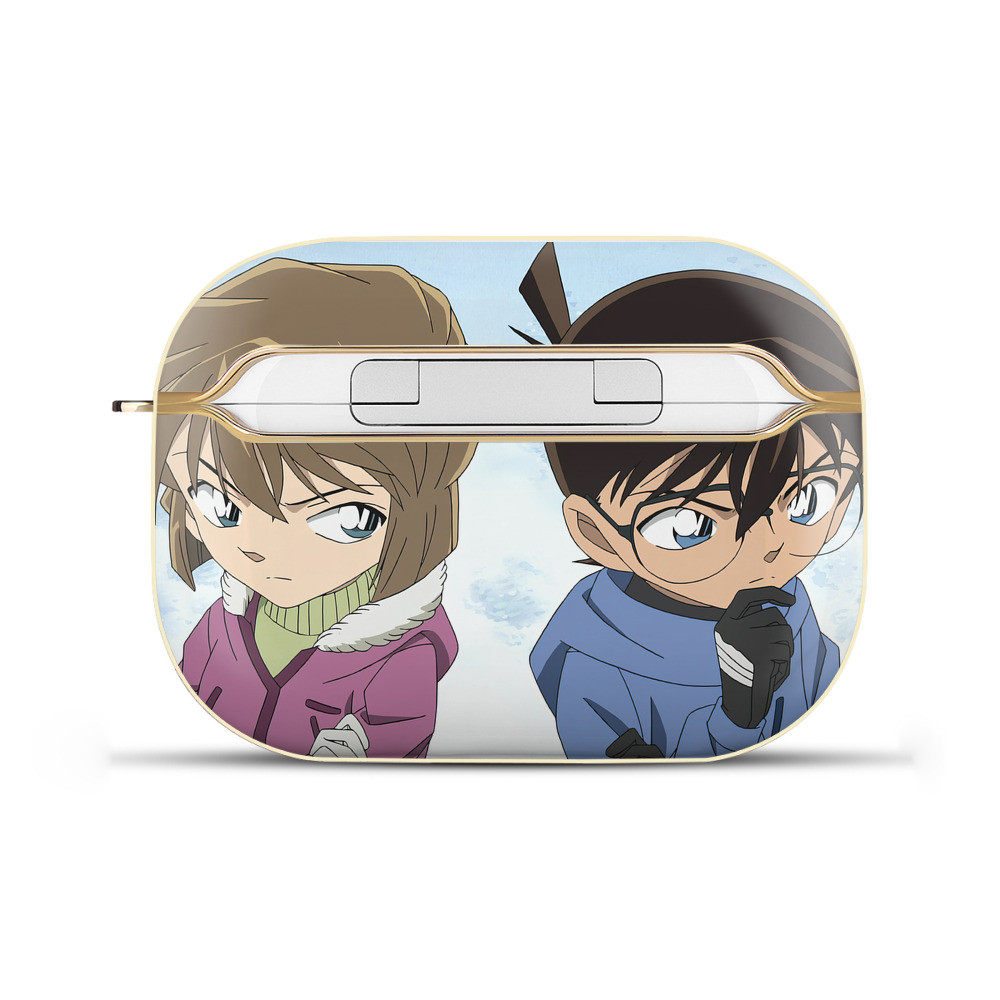 （画像用） 名探偵コナン Detective Conan 【AirPods Pro用】ハードシェル保護ケース｜耐衝撃・防指紋・カラビナ付き商品仕様