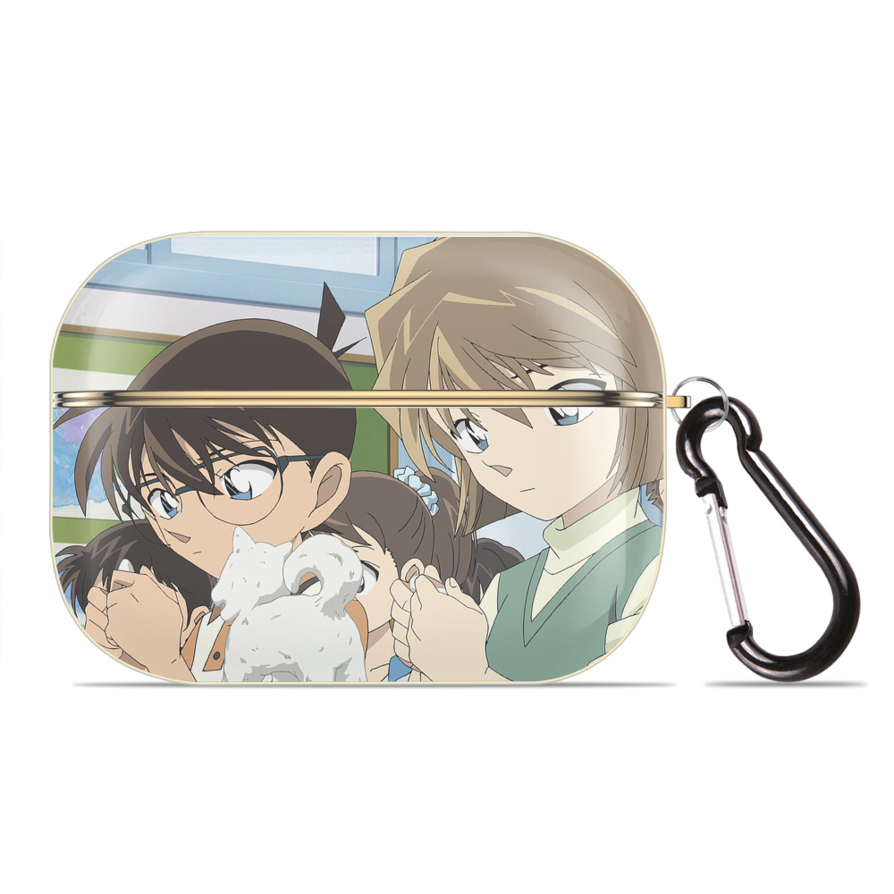 （画像用） 名探偵コナン Detective Conan 【AirPods Pro用】ハードシェル保護ケース｜耐衝撃・防指紋・カラビナ付き商品仕様