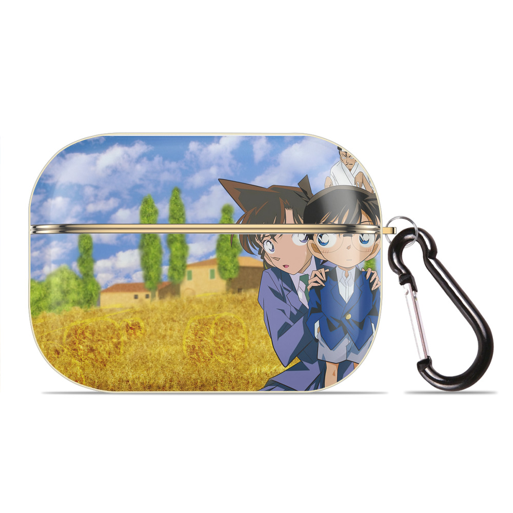（画像用） 名探偵コナン Detective Conan 【AirPods Pro用】ハードシェル保護ケース｜耐衝撃・防指紋・カラビナ付き商品仕様