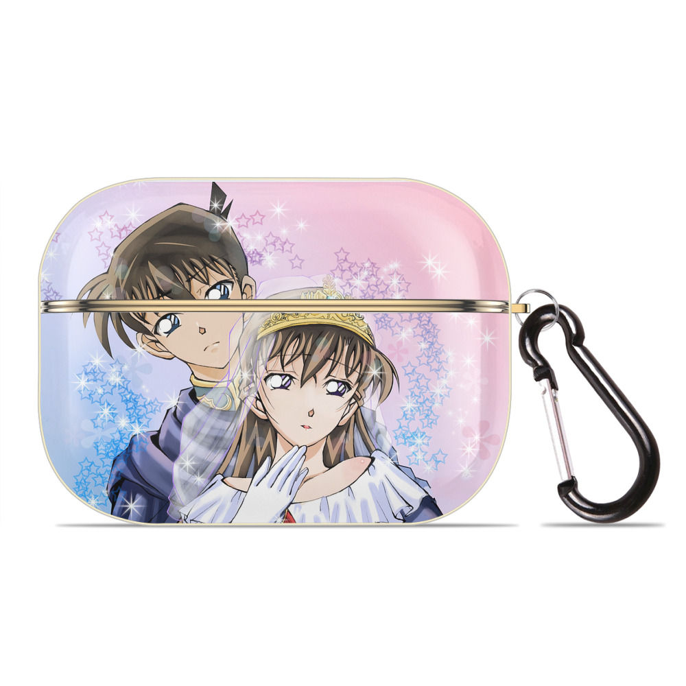（画像用） 名探偵コナン Detective Conan 【AirPods Pro用】ハードシェル保護ケース｜耐衝撃・防指紋・カラビナ付き商品仕様
