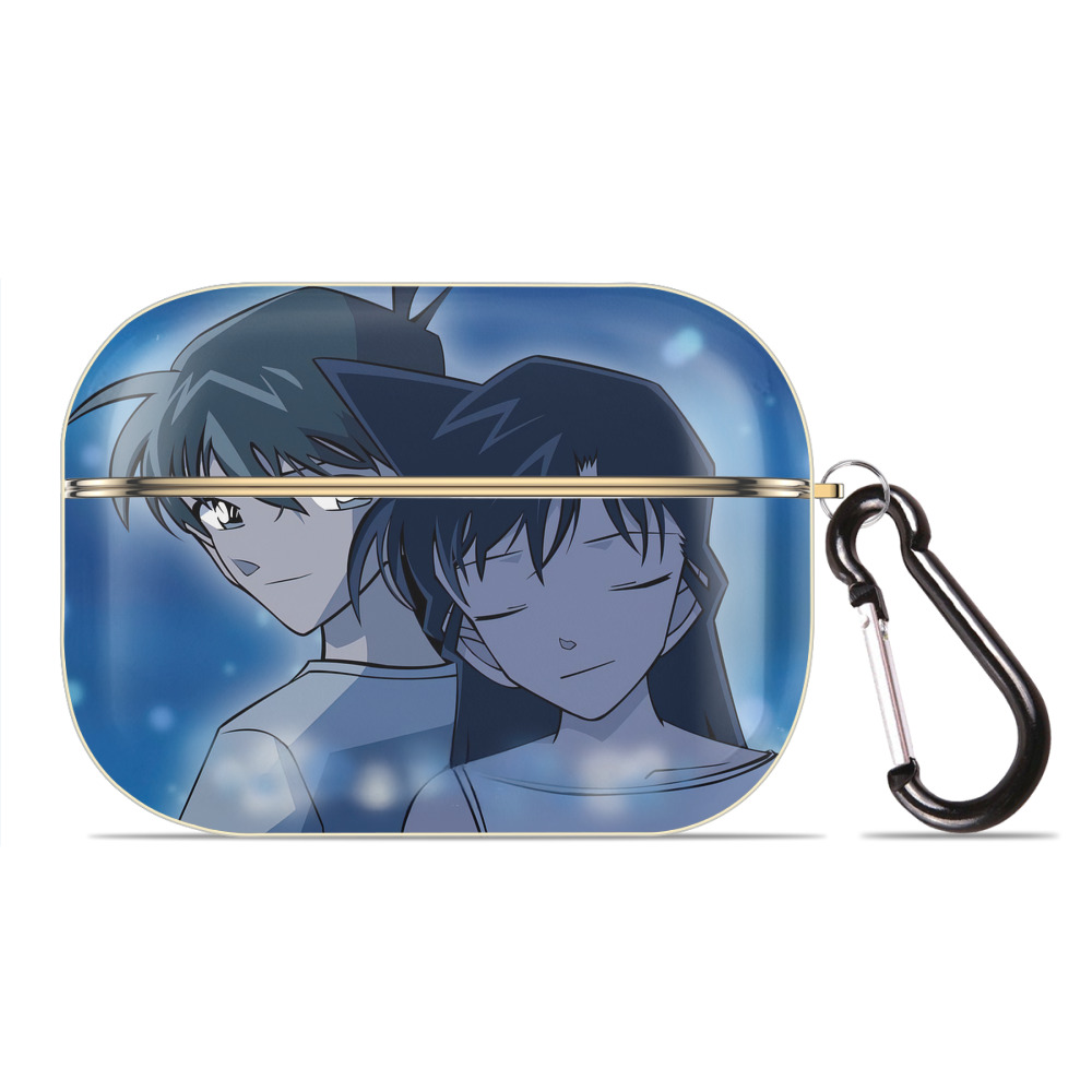 （画像用） 名探偵コナン Detective Conan 【AirPods Pro用】ハードシェル保護ケース｜耐衝撃・防指紋・カラビナ付き商品仕様