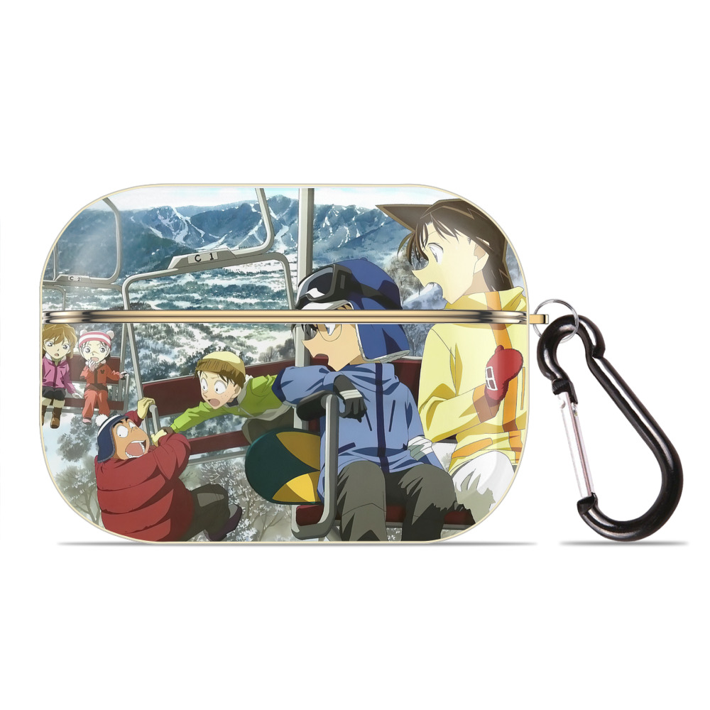 （画像用） 名探偵コナン Detective Conan 【AirPods Pro用】ハードシェル保護ケース｜耐衝撃・防指紋・カラビナ付き商品仕様