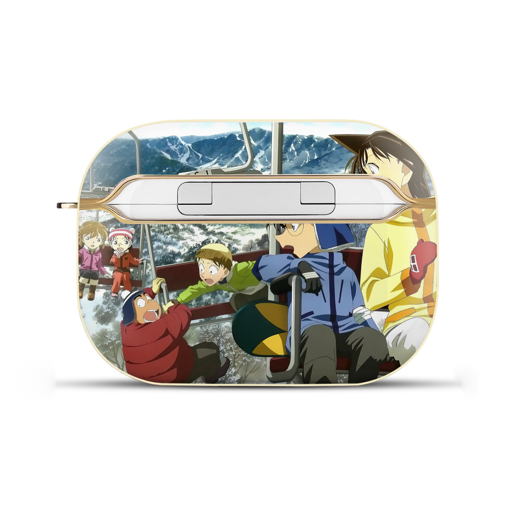 （画像用） 名探偵コナン Detective Conan 【AirPods Pro用】ハードシェル保護ケース｜耐衝撃・防指紋・カラビナ付き商品仕様