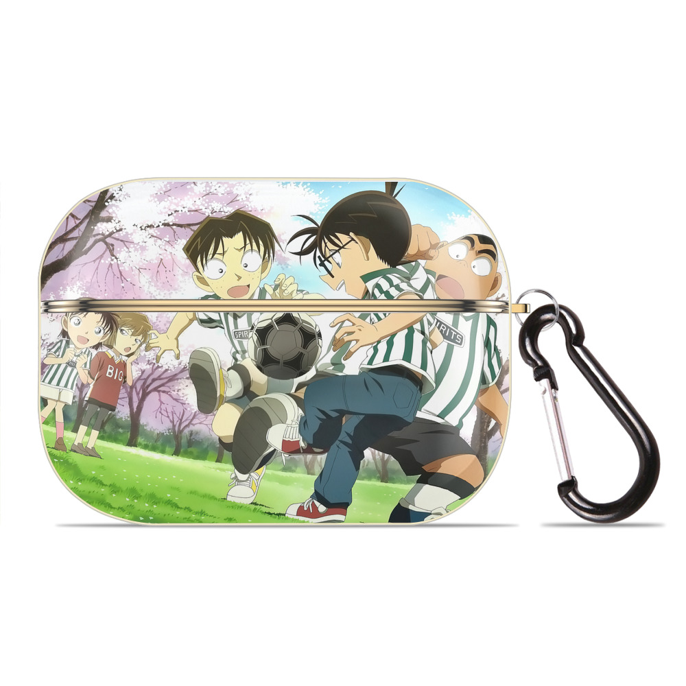 （画像用） 名探偵コナン Detective Conan 【AirPods Pro用】ハードシェル保護ケース｜耐衝撃・防指紋・カラビナ付き商品仕様
