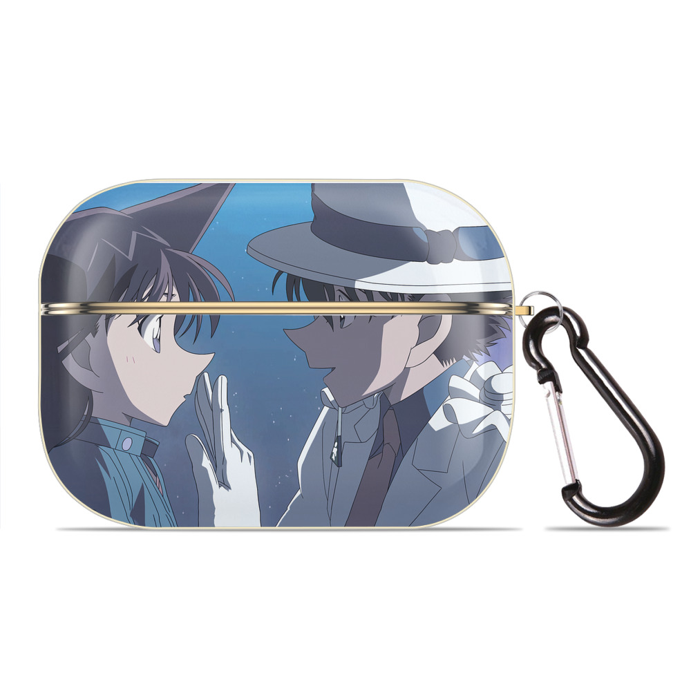 （画像用） 名探偵コナン Detective Conan 【AirPods Pro用】ハードシェル保護ケース｜耐衝撃・防指紋・カラビナ付き商品仕様