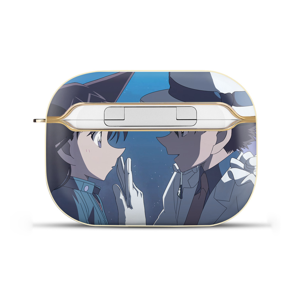 （画像用） 名探偵コナン Detective Conan 【AirPods Pro用】ハードシェル保護ケース｜耐衝撃・防指紋・カラビナ付き商品仕様
