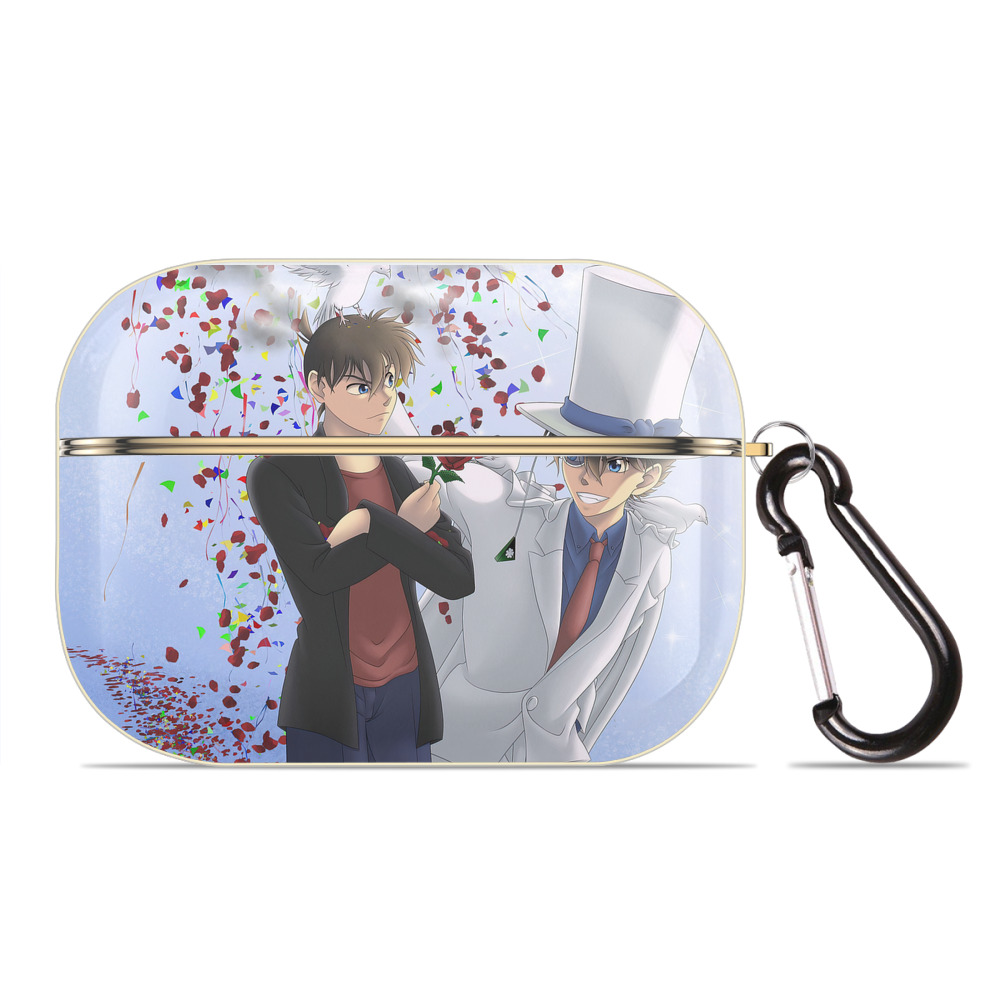 （画像用） 名探偵コナン Detective Conan 【AirPods Pro用】ハードシェル保護ケース｜耐衝撃・防指紋・カラビナ付き商品仕様