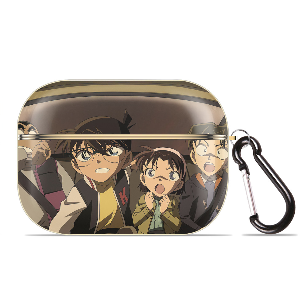 （画像用） 名探偵コナン Detective Conan 【AirPods Pro用】ハードシェル保護ケース｜耐衝撃・防指紋・カラビナ付き商品仕様
