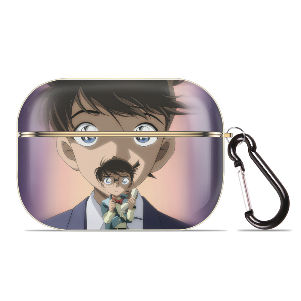 （画像用） 名探偵コナン Detective Conan 【AirPods Pro用】ハードシェル保護ケース｜耐衝撃・防指紋・カラビナ付き商品仕様