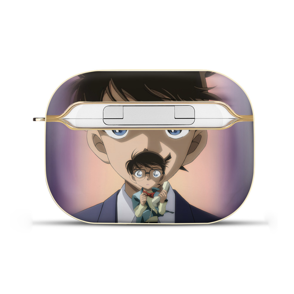 （画像用） 名探偵コナン Detective Conan 【AirPods Pro用】ハードシェル保護ケース｜耐衝撃・防指紋・カラビナ付き商品仕様