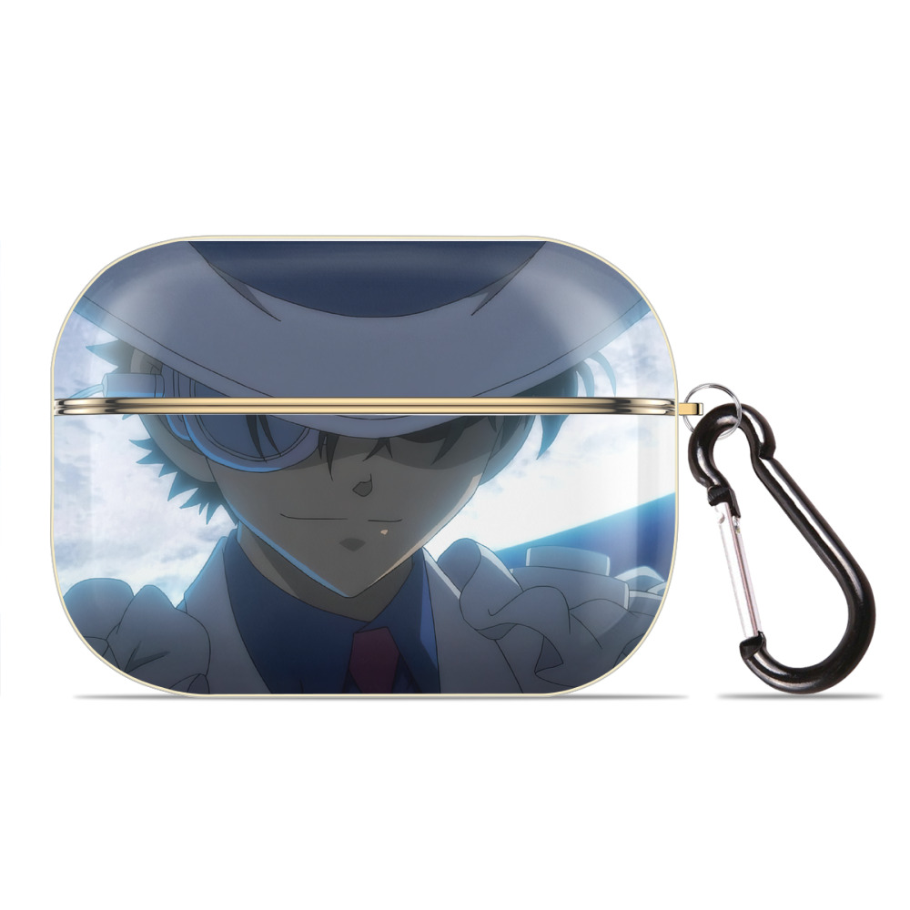 （画像用） 名探偵コナン Detective Conan 【AirPods Pro用】ハードシェル保護ケース｜耐衝撃・防指紋・カラビナ付き商品仕様