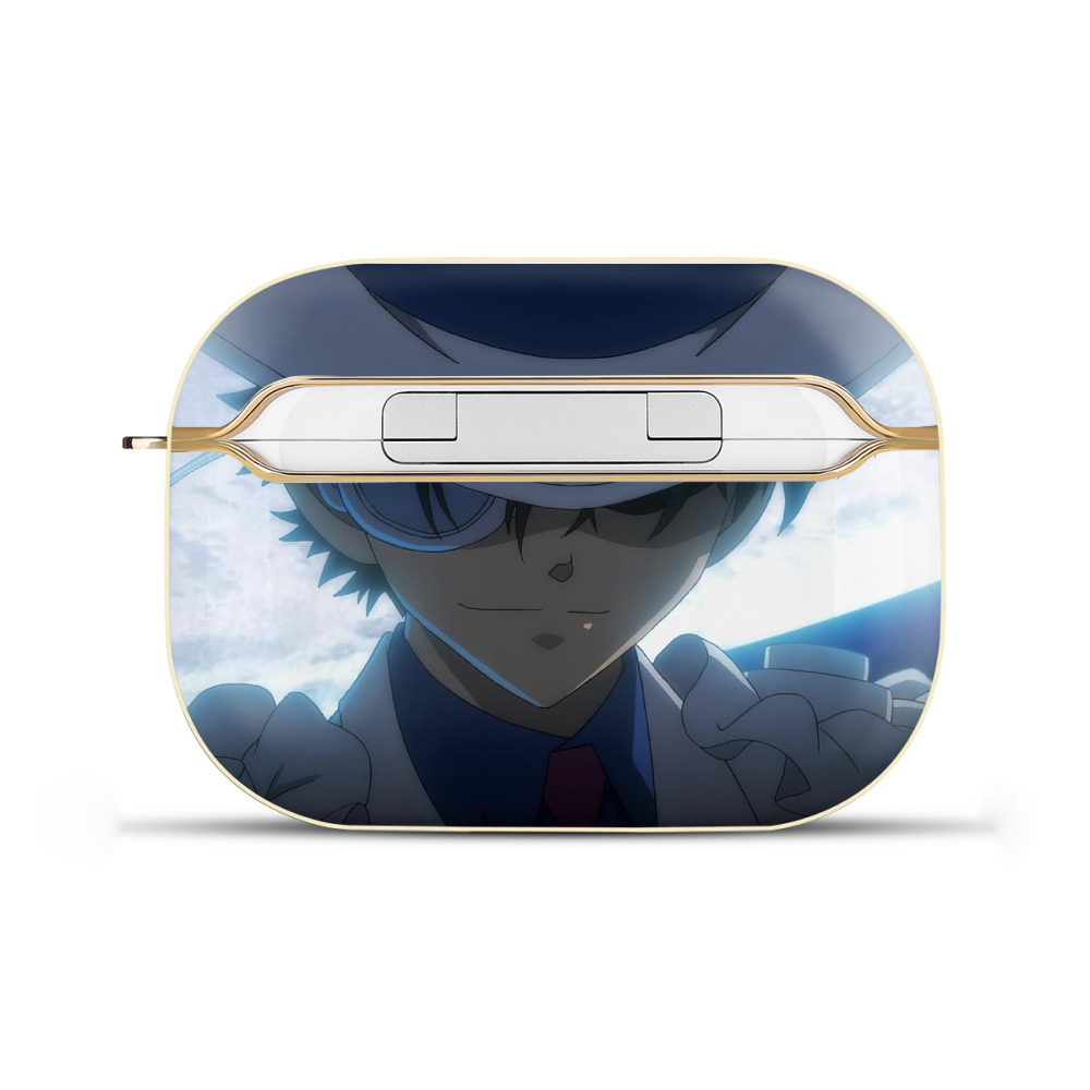（画像用） 名探偵コナン Detective Conan 【AirPods Pro用】ハードシェル保護ケース｜耐衝撃・防指紋・カラビナ付き商品仕様