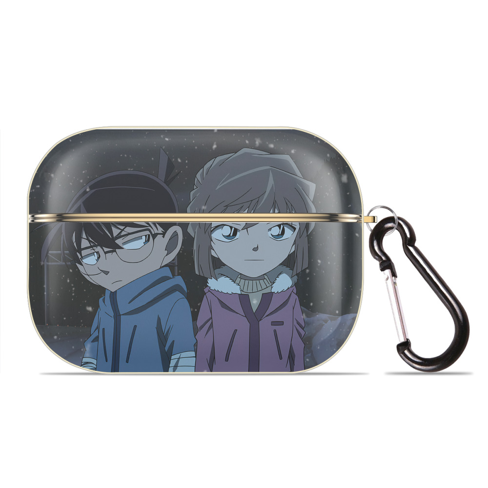（画像用） 名探偵コナン Detective Conan 【AirPods Pro用】ハードシェル保護ケース｜耐衝撃・防指紋・カラビナ付き商品仕様