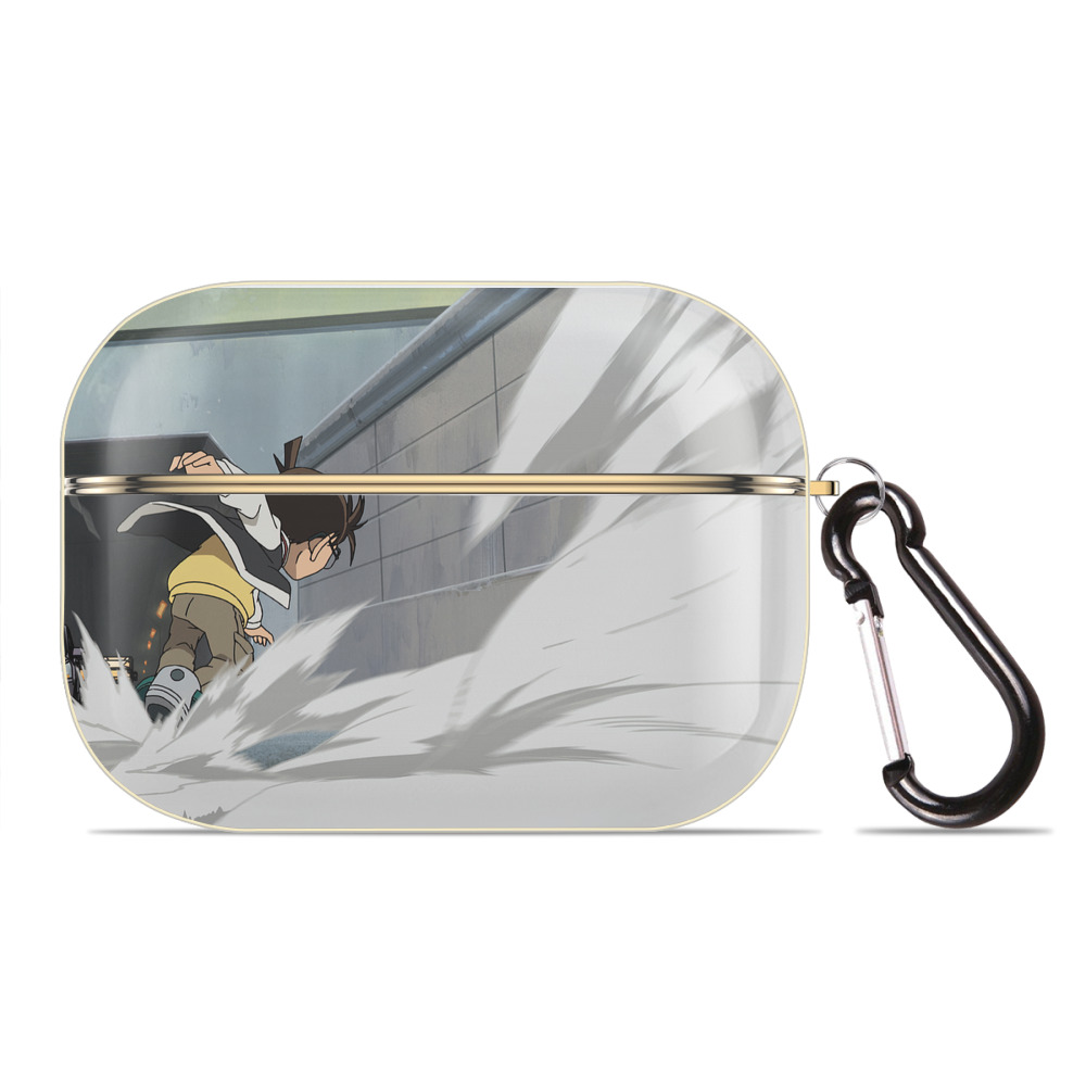 （画像用） 名探偵コナン Detective Conan 【AirPods Pro用】ハードシェル保護ケース｜耐衝撃・防指紋・カラビナ付き商品仕様