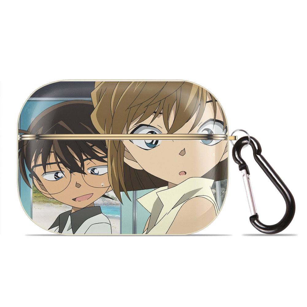 （画像用） 名探偵コナン Detective Conan 【AirPods Pro用】ハードシェル保護ケース｜耐衝撃・防指紋・カラビナ付き商品仕様