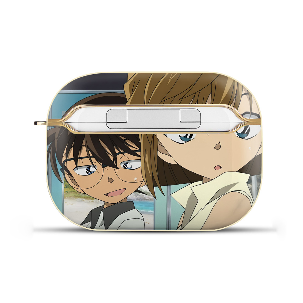 （画像用） 名探偵コナン Detective Conan 【AirPods Pro用】ハードシェル保護ケース｜耐衝撃・防指紋・カラビナ付き商品仕様